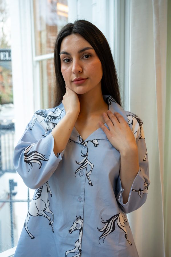 Organic Cotton Blue Canter Set