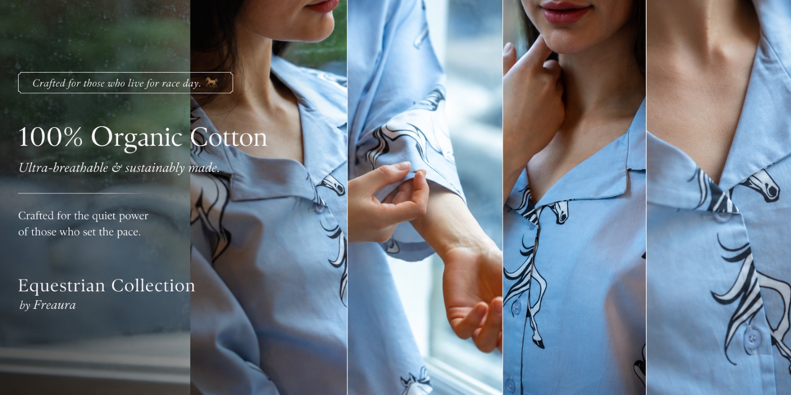 Freaura Equestrian Collection organic cotton sleepwear